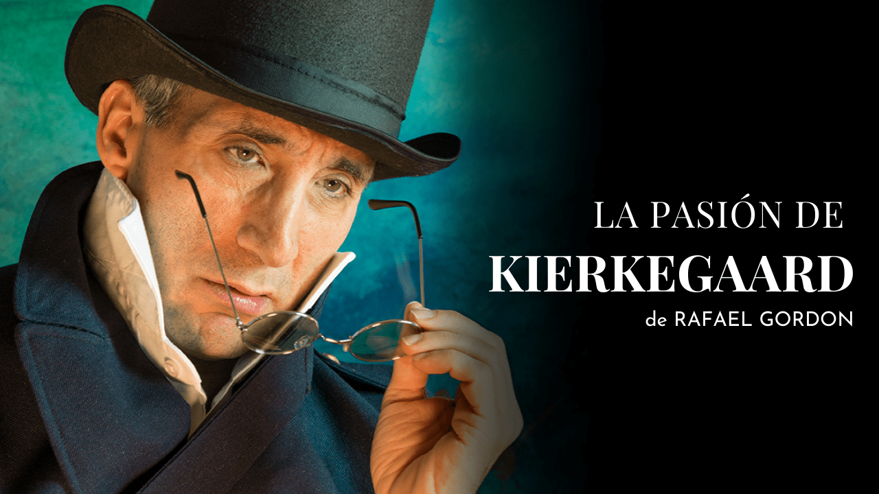 Banner del largometraje de Rafael Gordon "La pasión de Kierkegaard".